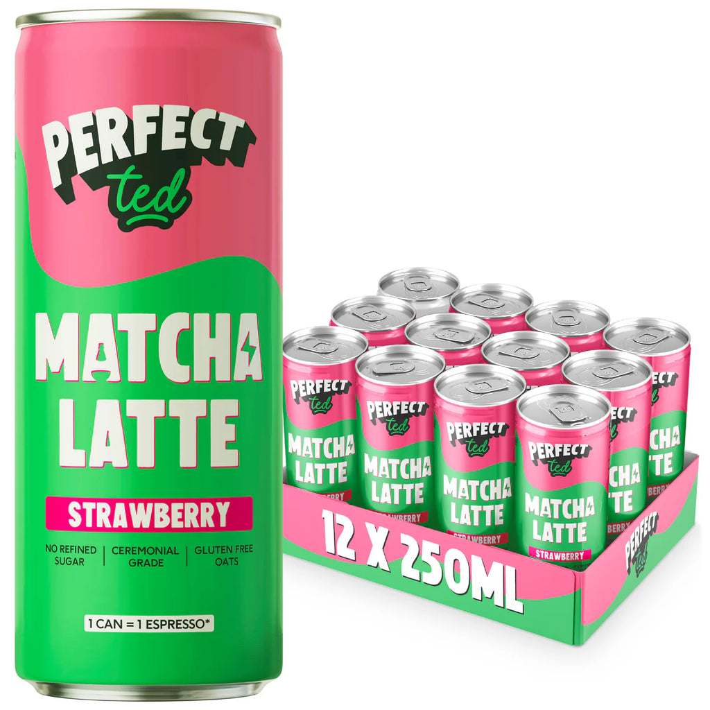 Strawberry Oat Matcha Latte
