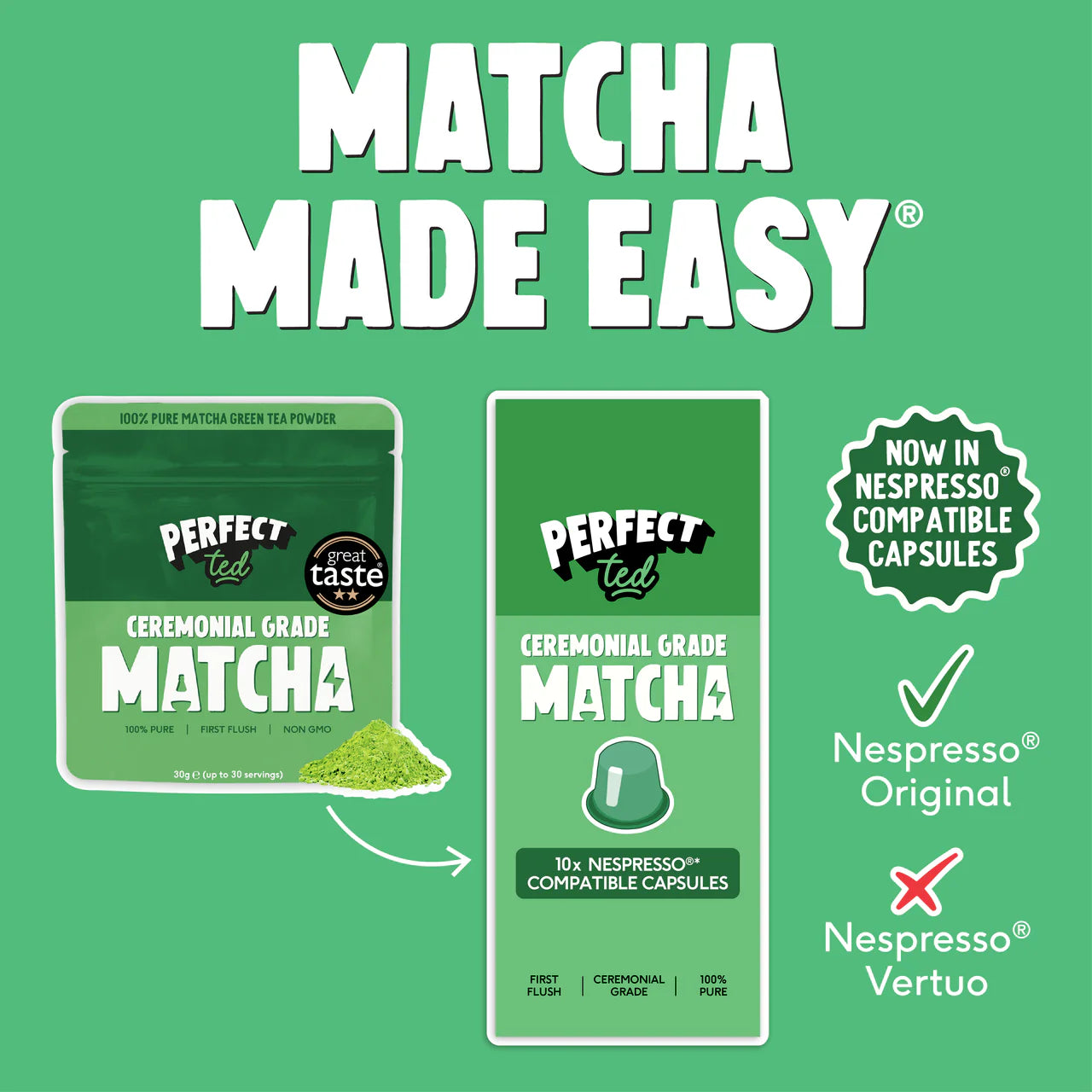 6 x 10 Pack Original Matcha Pods