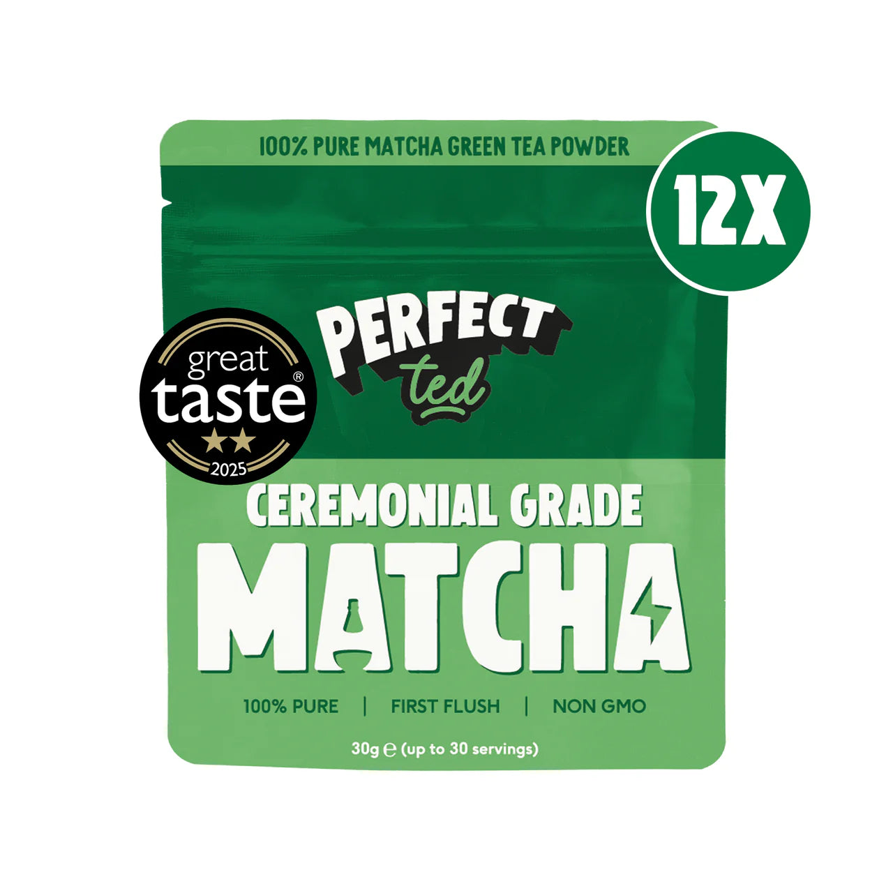 12 x 30g Organic Matcha Powder