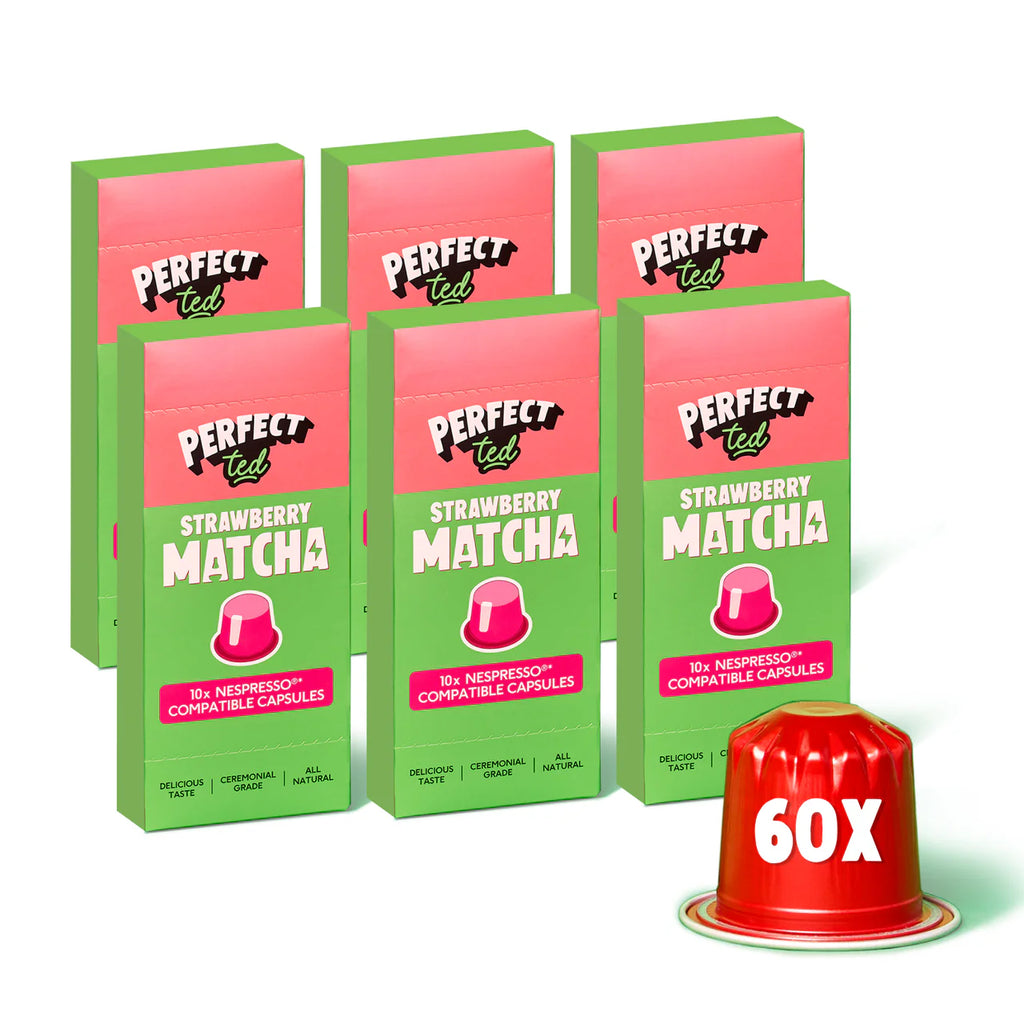 6 x 10 Pack Strawberry Matcha Pods
