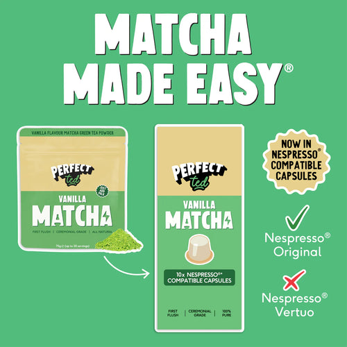 6 x 10 Pack Vanilla Matcha Pods