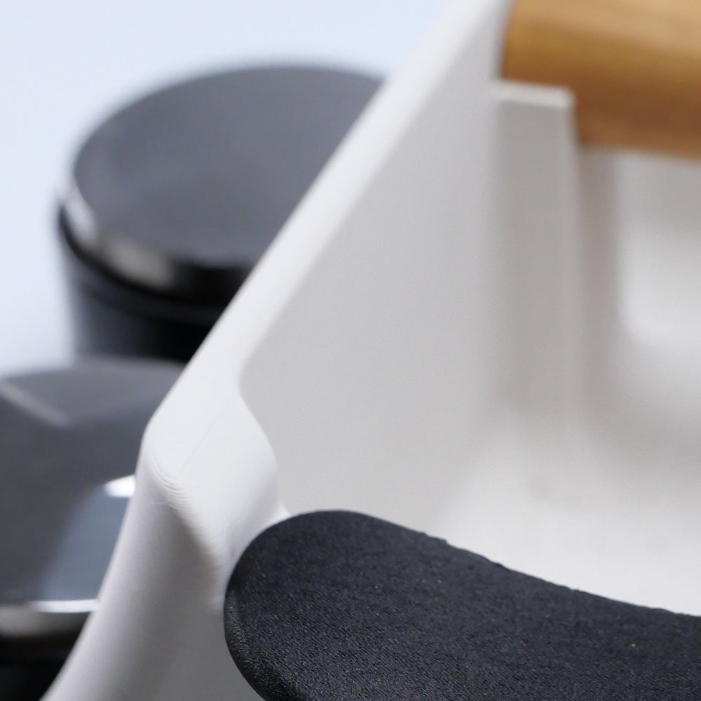 The Hub | Coffee Knock Box,Tamping Station, Tamper Holder
