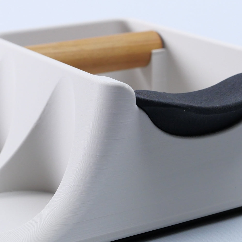 The Hub | Coffee Knock Box,Tamping Station, Tamper Holder